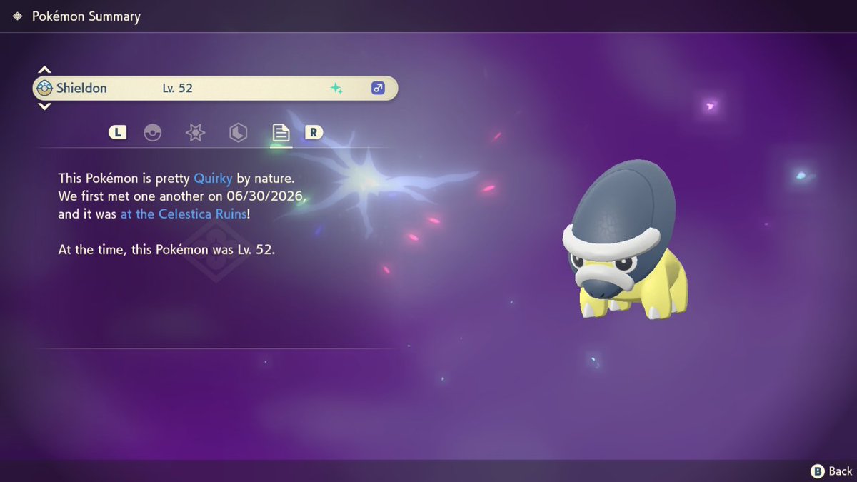 LeafCruz20's tweet photo. I did it!! after 98 Space-Time Distortion 2nd Shiny Shieldon to evolve into Bastiodon!!
The Fossil Hunt Space-Time Distortion is over!!
#ShinyPokemon #PokemonLegendsArceus #Shieldon #Bastiodon #PokemonFossil https://t.co/nVhB1JgctR
