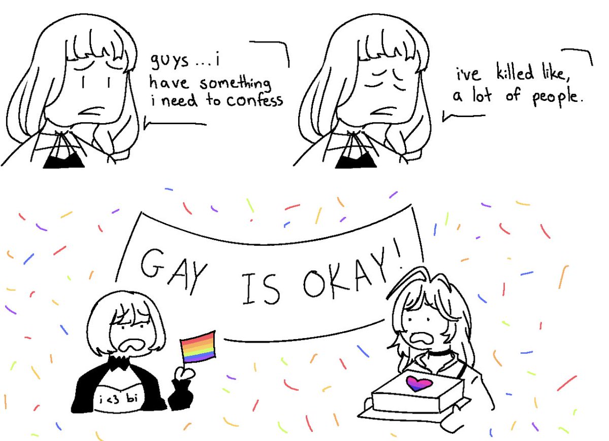 starishsky's tweet photo. // virche spoilers

wow happy last day of pride!!! https://t.co/TMVgcX0jq6