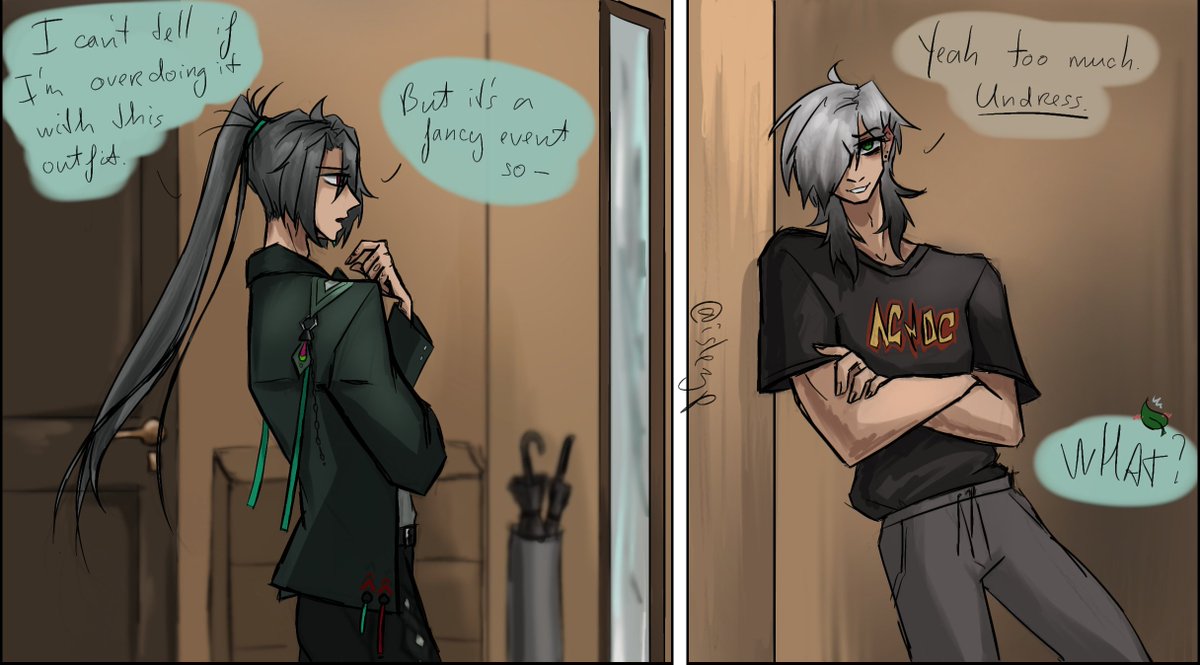 isle3p's tweet photo. #kalpsu roommate AU (2/2) https://t.co/chGzJMG6EY
