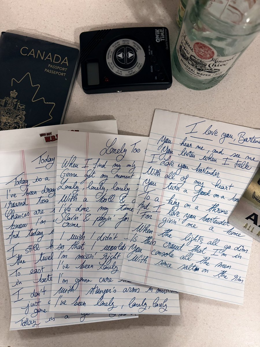 TheoLawrence's tweet photo. Since I started writing my own songs when I was 10 yrs old, it’s always been for the love of the pen.  
I've been sharing little pieces of this one lately.
I'll be playing it at my Grand Ole Opry debut on July 7. https://t.co/C2w8b5o6D1