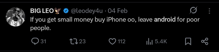 Nechee01's tweet photo. No be you be this? https://t.co/ouqmv53sIl