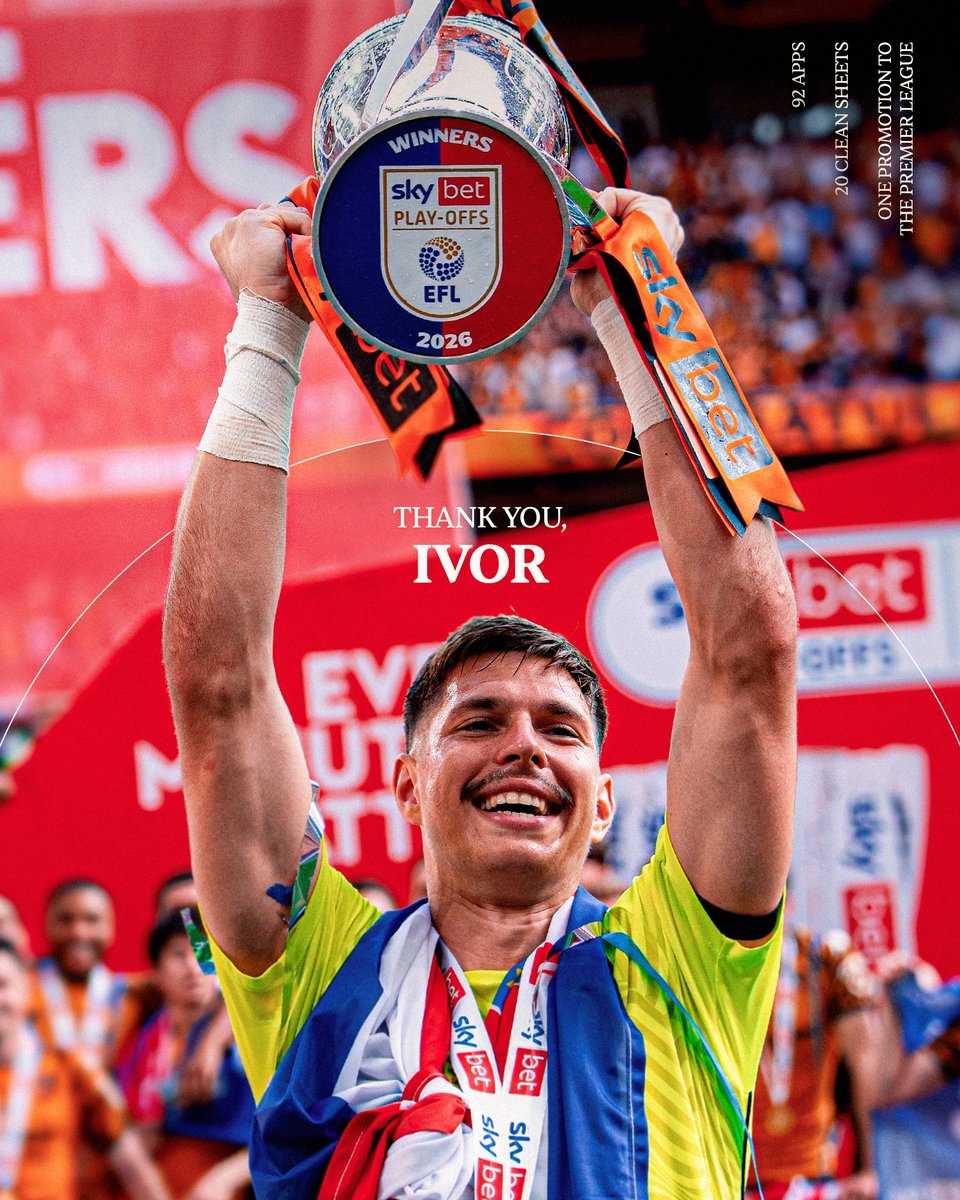 HullCity's tweet photo. Ivor Pandur has signed for Rangers for an undisclosed fee.

A Player of the Year winner and a crucial part of our promotion winning team. Thank you, Ivor 🧡

🔗 https://t.co/VTB0vIBdma

#hcafc https://t.co/tB6GPBg8Di