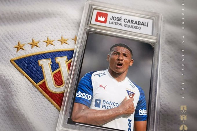 odeportivaec's tweet photo. https://t.co/PiKZoY9yuO 
¡Sigue reforzándose! Liga de Quito anunció el fichaje del lateral José Carabalí https://t.co/urRTZ2IoVl
