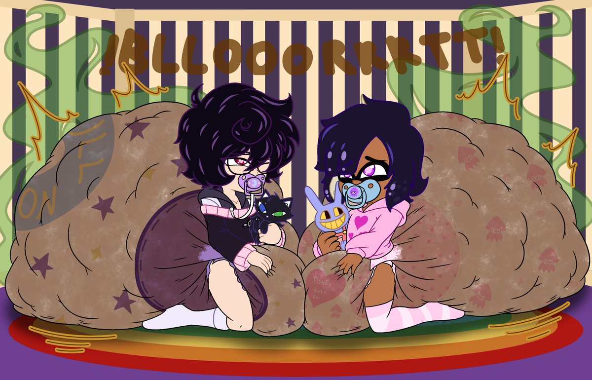 woomyboi736's tweet photo. Hehehe~ two big stinkers having a very stinky playdate~ x3
made by @Hyperdiaper1001 https://t.co/9ne5YmnAhZ
