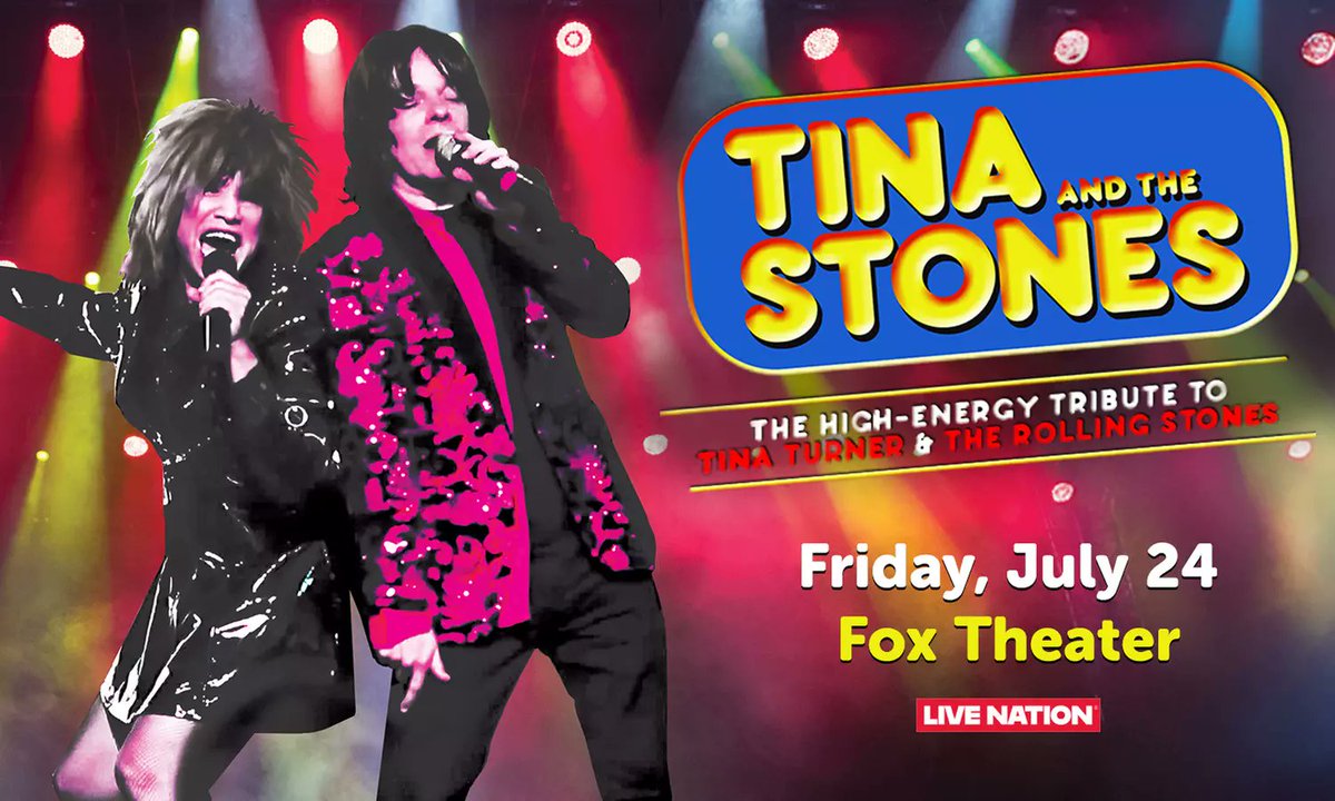 loudieapp's tweet photo. Relive the electrifying energy of two rock 'n' roll legends in one unforgettable night! Tina & The Stones brings the powerhouse vocals of Tina Turner and the swagger of The Rolling Stones to life. Catch them at @FoxRiverside on Friday, July 24! #riverside https://t.co/REu2IR8g8e