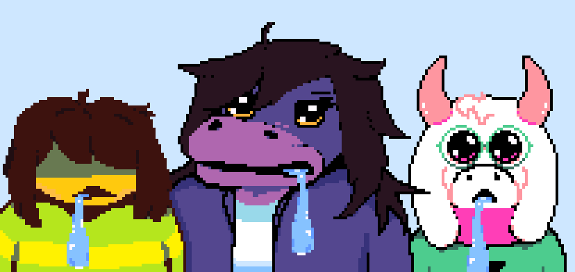 CremeeOfficial's tweet photo. Lord i'm 3

(Daily #DELTARUNE 4)
((#Kris #Susie #Ralsei )) https://t.co/4r5MYTvdTH