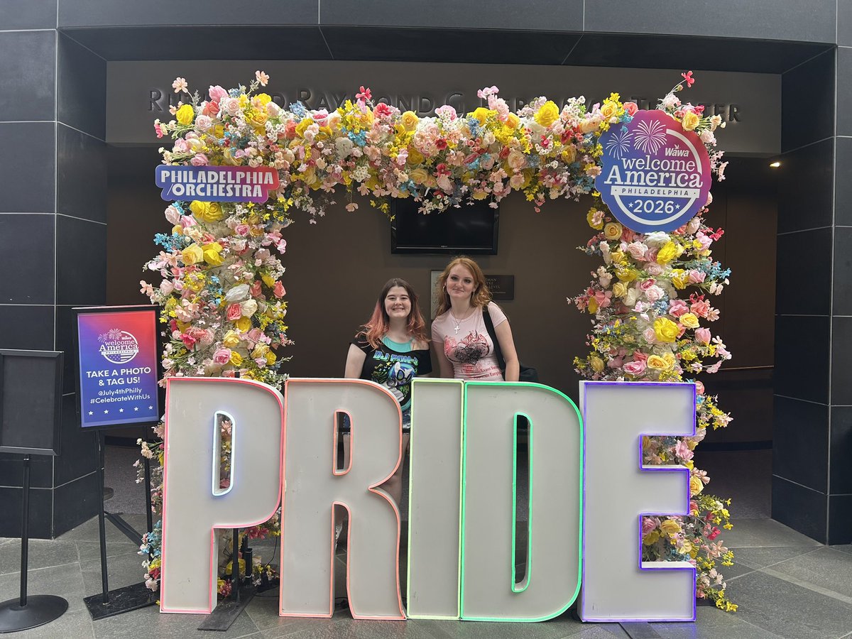 July4thPhilly's tweet photo. The pre-party has begun! Join us at the Kimmel Center before @philorch Free Pride Concert &amp; Celebration with host @trixiemattel! @ensembleartsphl https://t.co/pwo8CAQ8Da