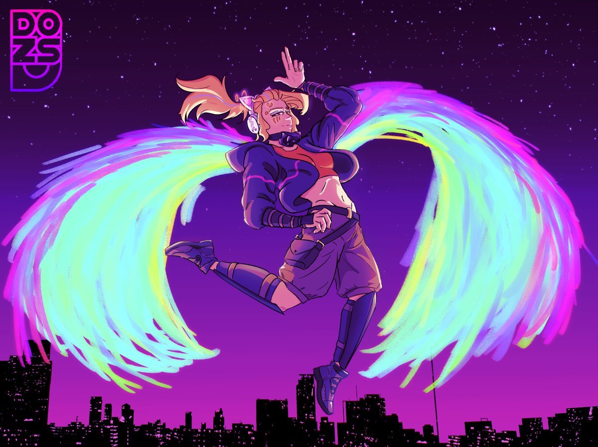 Dozsu2U's tweet photo. Having ArtFight so close its cute to see my first year attack with the last https://t.co/Hh1YNRKw9j