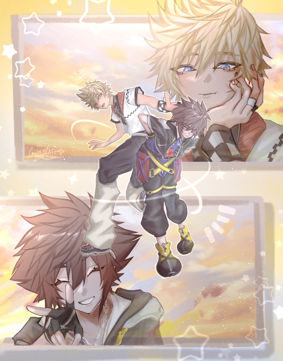 CrossyGate's tweet photo. #roxas #sora #kingdomhearts https://t.co/jtNGekm7Ov