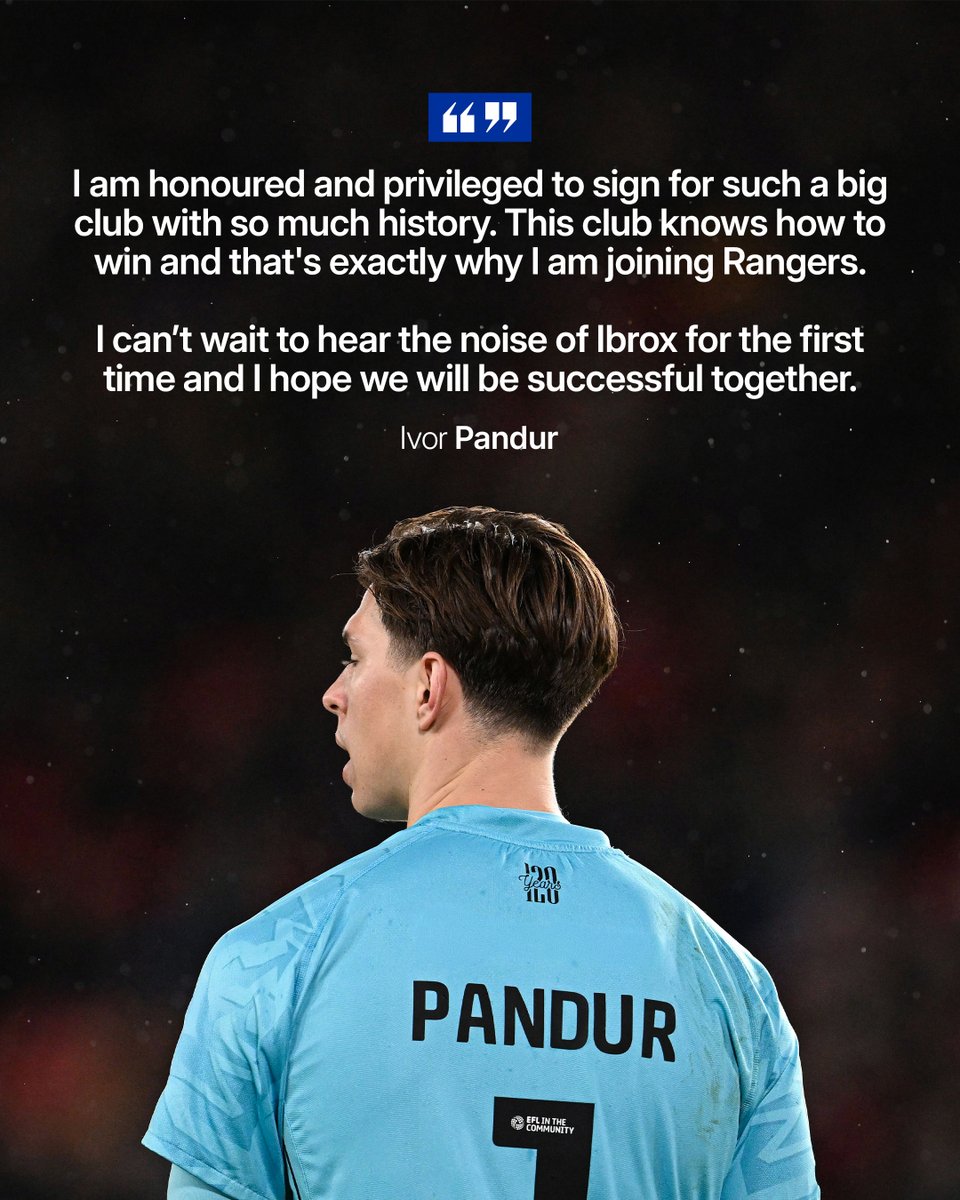 RangersFC's tweet photo. 💭 “I can’t wait to hear the noise of Ibrox for the first time, and I hope we will be successful together.”

Read More from Ivor 👉 https://t.co/MY9CR4IHuV https://t.co/122wPWixD3