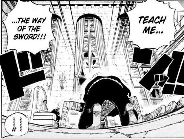 dengekivinsmoke's tweet photo. #ONEPIECE1187

Gaban looked at Sanji for 3 seconds :
"You have the qualities of a KING 👑"
 
Meanwhile Mihawk looked at Zoro every day for 2 straight years and still had nothing to say💀

Wtf man ? Does he even have CoC ? 😭 https://t.co/mS9paybZhJ
