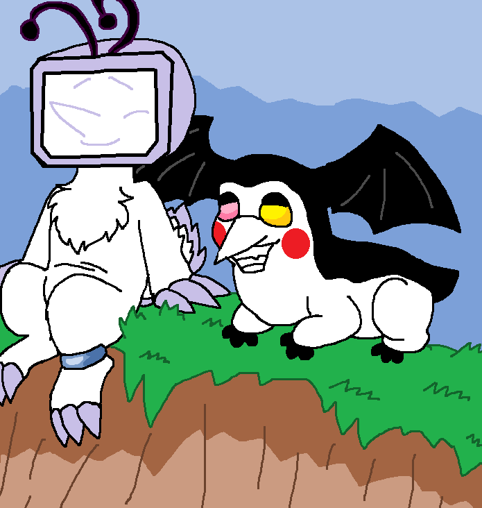 KatarinaJonss11's tweet photo. #DigimonAU #spamtenna #DigiTenna #DigiSpammy
a nice lil picture of the digimon lovebus :) enjoying a nice hot summer afternoon https://t.co/JMZRcMwwx8