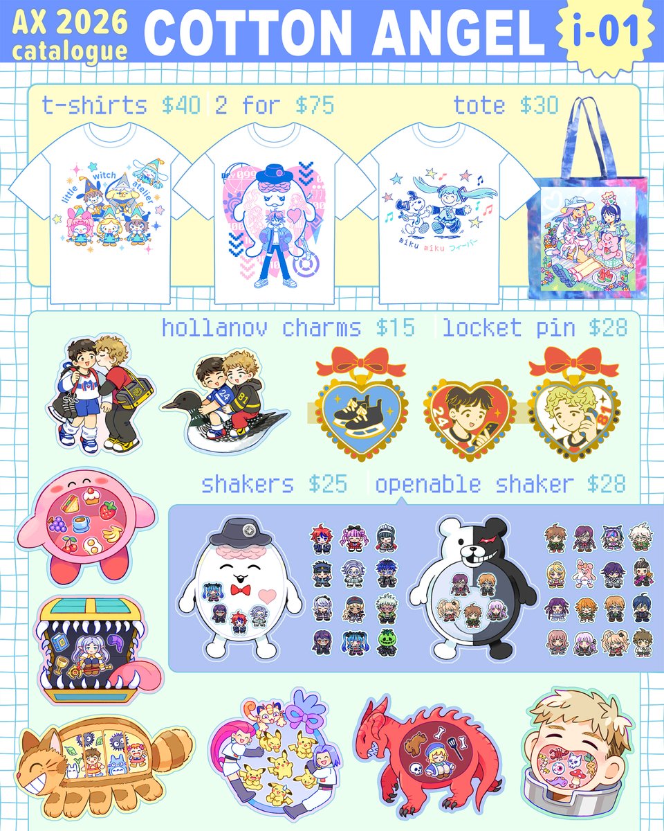 Anime Expo 2026 catalogue (1/2)! See you at table i-1