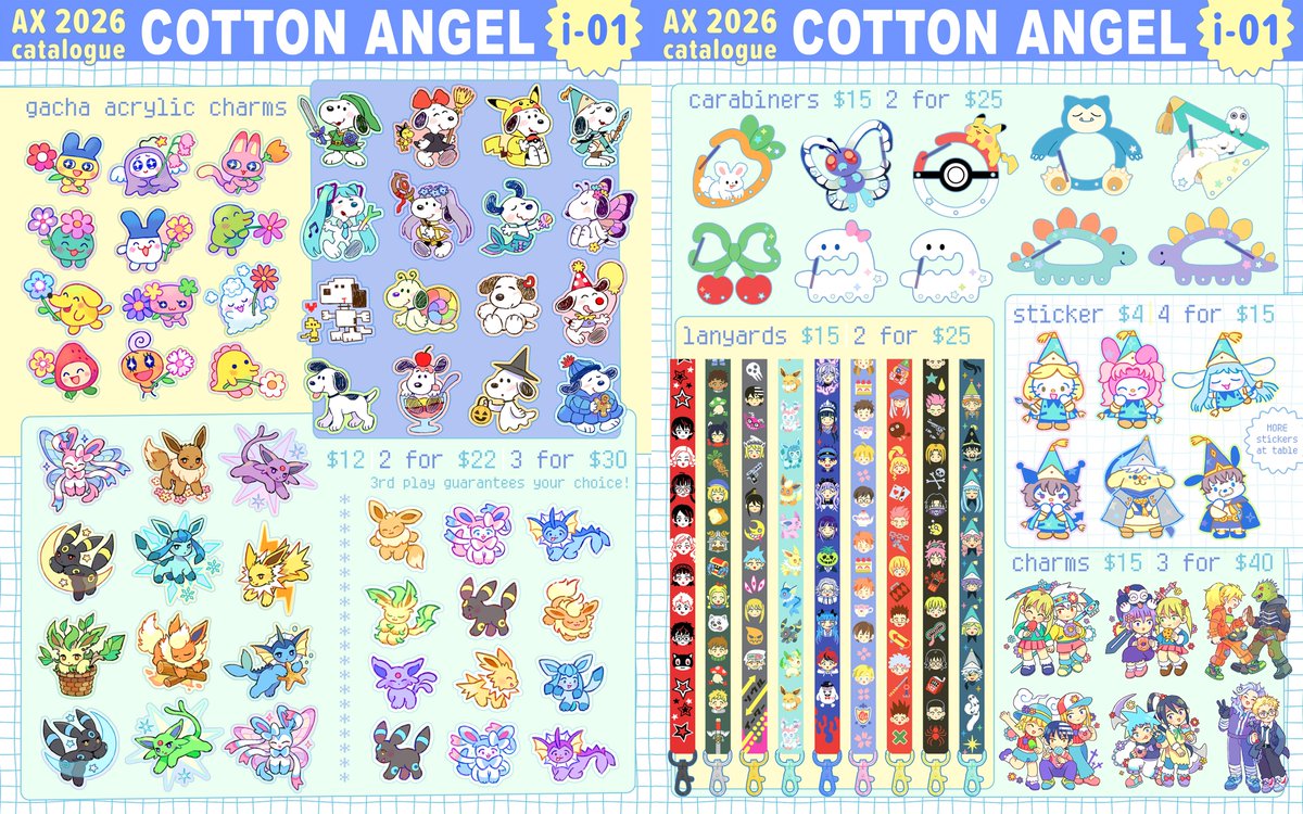 Anime Expo 2026 catalogue (1/2)! See you at table i-1