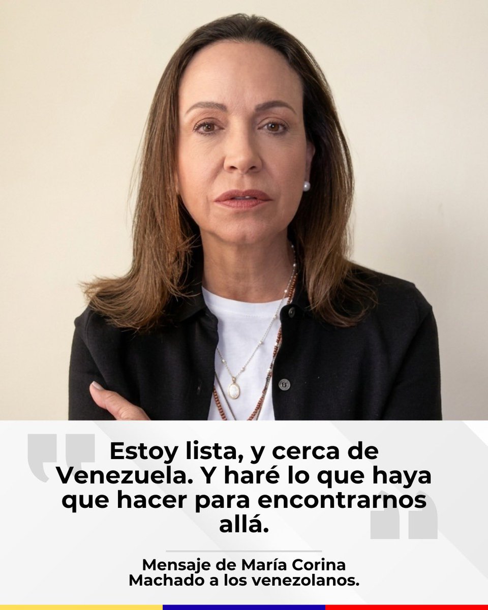 yandir_apure's tweet photo. La Constitución de Venezuela reconoce el derecho de todo ciudadano a ingresar y permanecer en su país, así como a participar libremente en los asuntos públicos. Esos derechos no deben depender de la posición política de nadie.

Quienes respaldamos a María Corina Machado la consideramos la líder legítima de Venezuela. Por ello exigimos que se respete su derecho constitucional de regresar a su país y de acompañar a los venezolanos en este momento tan difícil. El respeto a la Constitución y a los derechos fundamentales es indispensable para la reconstrucción de nuestra nación.

#VenezuelaTeEspera #Constitución #Democracia

@calesto
@MagalliMeda
@ConVzlaComando