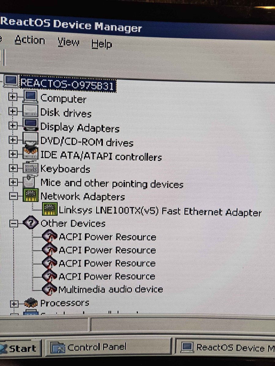 reactos's tweet photo. Driver for Linksys LNE100TX (v5) Fast Ethernet Adapter works on #ReactOS!
Test by @Sp1Winxp. https://t.co/kzwCddeUo8