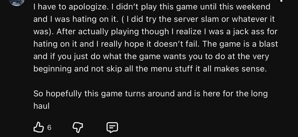 Hollowtide's tweet photo. Comment on latest Marathon video. 

Man. https://t.co/9s62alWUww