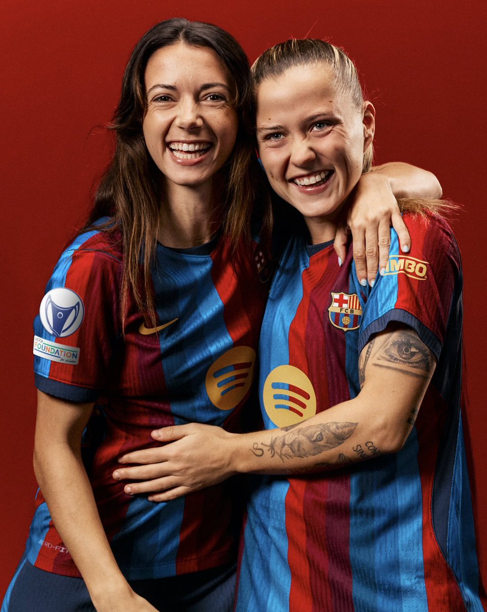 BarcaFem's tweet photo. Anti-Madridista duo.
𝗔𝗶𝘁𝗮𝗻𝗮 𝗕𝗼𝗻𝗺𝗮𝘁í × 𝗖𝗹𝗮𝘂𝗱𝗶𝗮 𝗣𝗶𝗻𝗮. 👕🔵🔴 https://t.co/a3ZN2ekfF1