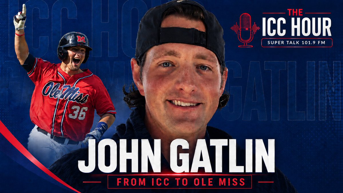 LetsGoICC's tweet photo. ICYMI: ⚾️📻 Check out this week's #ICCHour featuring @LetsGoICC_BSB standout @johngatlin36 as he talks about his time at @ItawambaCC and his clutch moment in Omaha with @OleMissBSB 

📺 https://t.co/QTD6lQGfok 

The #ICCHour is presented by @Renasant Bank https://t.co/IXmh9luQVw