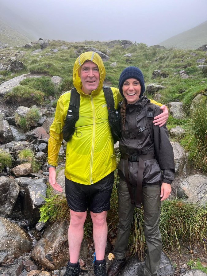 Canellelabelle's tweet photo. The Princess of Wales has made history as the first ever royal to complete a challenge the size of the Three peaks challenge in 24 hours🤩
   She is also, the first ever university educated future Queen, the royal family has ever had, 
And the first ever Princess of Wales to also learn to speak Welsh along side her husband😍
   So proud of this Berkshire country girl for making her own Royal mark, on her own merit and hard work🔥
    She has never wanted to be "the new Diana". Why try to be "another Diana", when Catherine can break records and write British history by simply being her capable and talented self?👌🏽
   Catherine was breaking and setting new records at school before even becoming a royal. Now as a royal, she continues to break records and set new standards of achievements, like the natural leader she always was♥️
    Well and so, Walking in Diana's shadow is for those who have nothing to bring to the plate on their own merit; 
Confident Achievers like Catherine forge their own path, and sign their own name on their success, unapologetically.🥂
#PrincessofWales
#CatherinetheBeloved