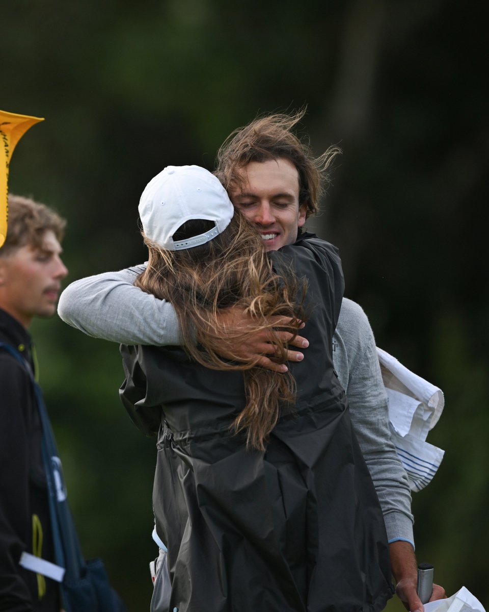 TheOpen's tweet photo. Relief. Disbelief. Pure joy. 

This is what Final Qualifying means. https://t.co/GtLXrWsbwO