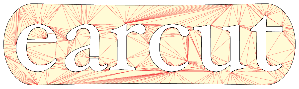mourner's tweet photo. One of my proudest open source libraries, Earcut, just got a big refresh — now 55% faster on average (and up to 3x faster on complex polygons with many holes), and comes with a new refine function that updates any triangulation to Delaunay quality. Also got open issues to zero ✨ https://t.co/3aFnNokaDm