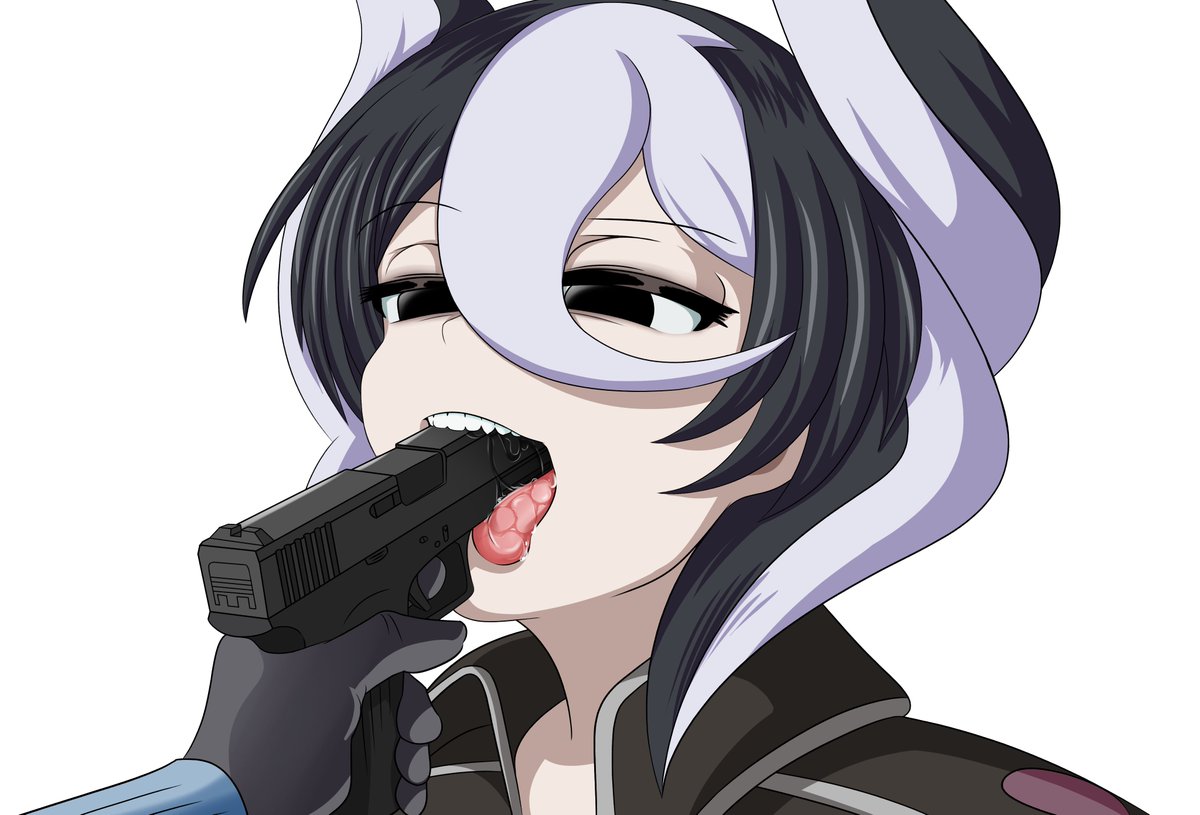 SmugBuns's tweet photo. Suckling upon the 9mm pacifier https://t.co/VntTaePrly