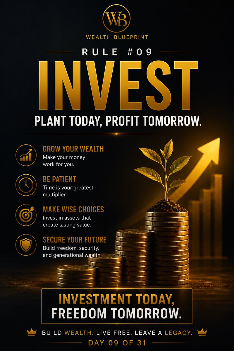 kristianonochie's tweet photo. Don’t just earn money—make your money work for you.

Every investment you make today has the potential to create tomorrow’s freedom.

Invest consistently. Build lasting wealth.

#WealthBlueprint #Invest #FinancialFreedom #WealthBuilding https://t.co/aswNdQKMb1