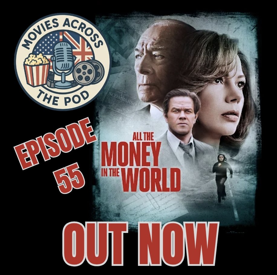 ReelsofCinema1's tweet photo. Ep 56 of Movies across the Pod out now! @DaveyATalks &amp; I are joined by guest Chris, co-host of @CMTPod , to discuss 2017’s All the Money in the World, based on the true story of the kidnapping of the young grandson of zillionaire J. Paul Getty. Click here: https://t.co/SgyCuavEwN https://t.co/NN1ad6ruA7