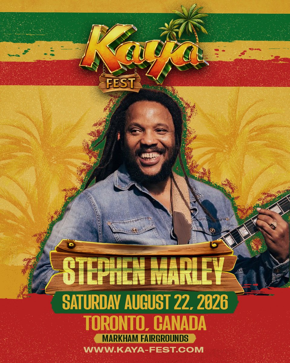 thekayafest's tweet photo. “They just can’t keep I down, I’ll always be around…” 🎤 Kaya Fest founder @StephenMarley taking the stage this summer on Sat, August 22 in Toronto for a celebration of unity, culture and good vibes at the Markham Fairgrounds!! 

Visit https://t.co/UyF3qyuTA4 for tickets &amp; info! https://t.co/OAa996XrX6