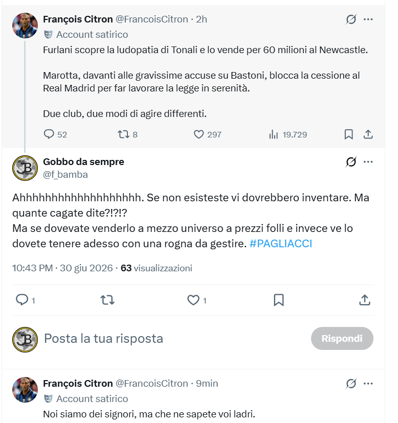 f_bamba's tweet photo. Guardate il simpaticone #cartonato.
Scrive una cagata pazzesca, glielo faccio presente, non contento ribatte, ma... indovinate di chi è il primo like al mio post di risposta?
SUO 😂😂😂😂😂😂😂😂😂 https://t.co/GKHWfD4zcG