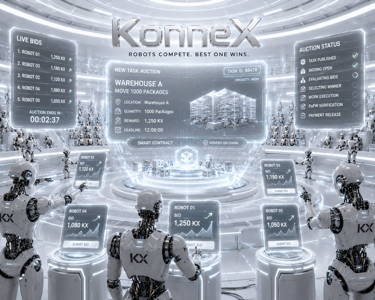 CyrusGreat7777's tweet photo. 🤖 The future isn't just smarter robots.

🌐 It's robots that can interact with other machines without relying on a central system.

⛓️ That's one of the ideas behind the infrastructure @konnex_world is building.

👀 Worth following as the space evolves. https://t.co/TEoWc9SaiG