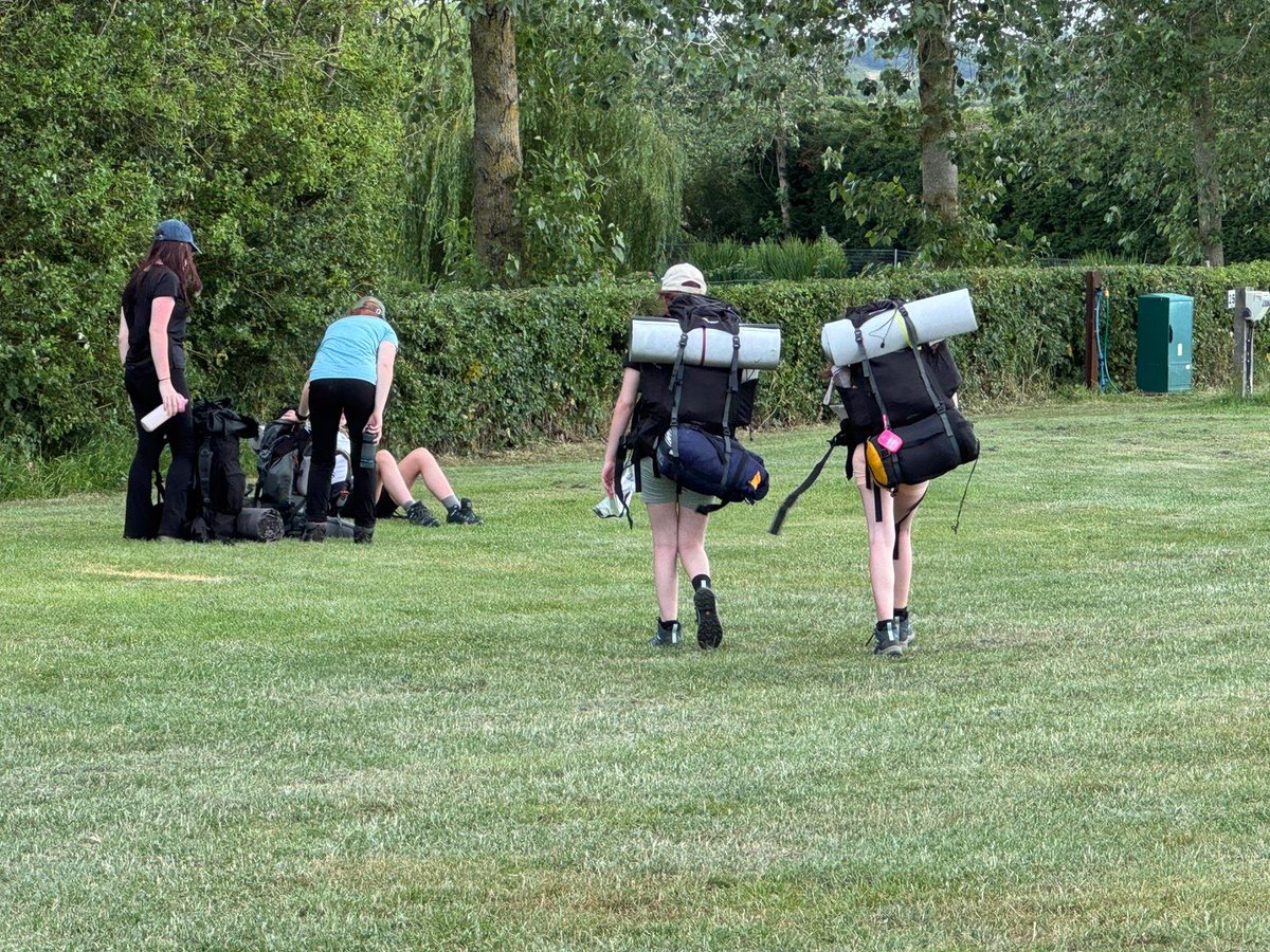 TQEA_Principal's tweet photo. Duke of Edinburgh update - camp all set up, all fed and watered. The students have been an absolute credit! #beyondtheclassroom #DofE https://t.co/7cEiRjfY5o