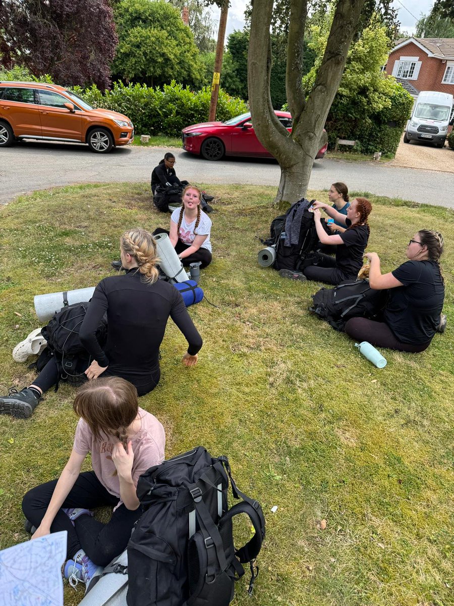 TQEA_Principal's tweet photo. Duke of Edinburgh update - camp all set up, all fed and watered. The students have been an absolute credit! #beyondtheclassroom #DofE https://t.co/7cEiRjfY5o