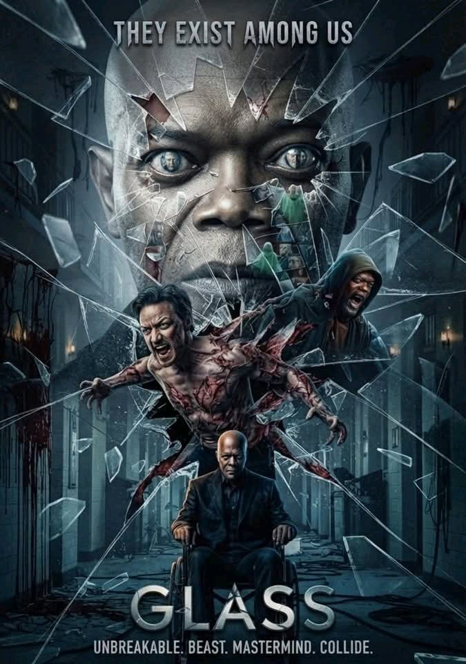 flm1com's tweet photo. ☠️🎯
استـعدوا لفيـلم الرعـب والاثـارة الحقيقي «GLASS (2019)»🍿🎥
  
القصة:📖  
بعد نهاية أحداث فيلم SPLIT، يستخدم حارس الأمن (ديفيد دان) قوته الخارقة؛ للعثور على المضطرب نفسيًا (كيفين كيندل كرامب) ذو الأربعة وعشرين شخصية مختلفة، ويتقابلا مع السيد جلاس الذي يدبر مؤامرة خطيرة. https://t.co/DFGVzdZPSY