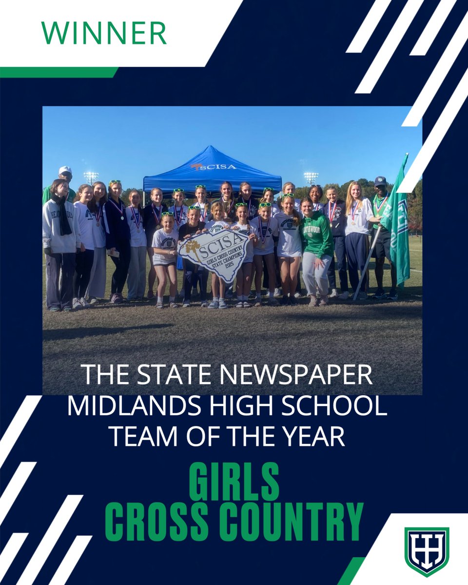 AthleticsHHES's tweet photo. CONGRATULATIONS to the Girls Cross Country team for winning The State Newspaper Midlands High School Girls Team of the Year!
#GoHall https://t.co/6cUv54ZaJ0