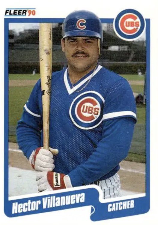 APloetz's tweet photo. @BBGreatMoments Hector “The Connector” Villanueva. He only had 214 PAs in 1991, but he slashed .276/.346/.542 with 13 home runs. Two years later, he was out of the majors. https://t.co/eYTwHzSE85