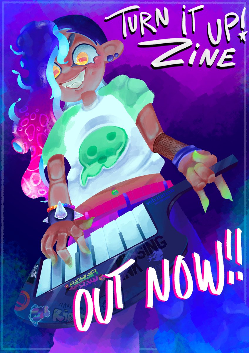 Turn_It_Up_Zine's tweet photo. ππ« The TURN IT UP! zine has been RELEASED and is OUT NOW! Enjoy 50+ pages of illustrations and stories exploring the musical world of Splatoon!
The link to purchase is down below! All funds go straight to the PCRF.
#Splatoon #SplatoonZine https://t.co/oBRmDtoLNz