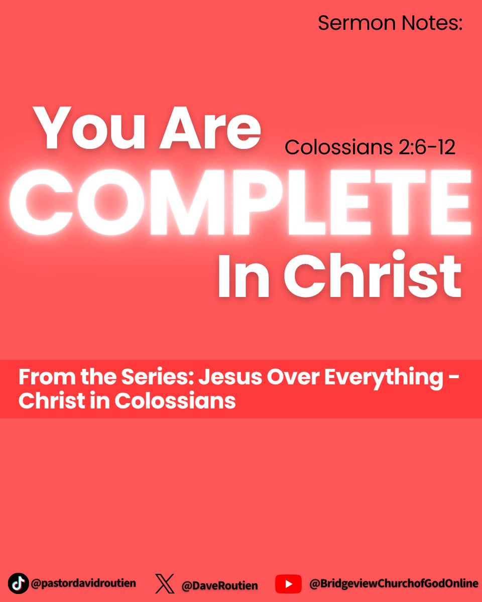 BridgeviewCOG's tweet photo. Jesus is enough to make you spiritually, emotionally, mentally, and physically whole. #jesusovereverything https://t.co/wRvX6QtZKt