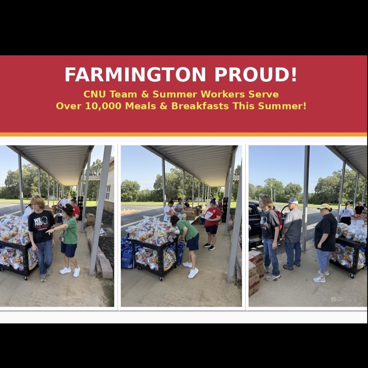 farmcards's tweet photo. Huge shoutout to our CNU team and dedicated summer workers! Together, they have served meals and breakfasts to our children and families this summer.
Your energy, teamwork, and commitment to our families is inspiring. Thank you for feeding Farmington! #ESED
#CNU #SummerMeals https://t.co/RQcPgl80tx