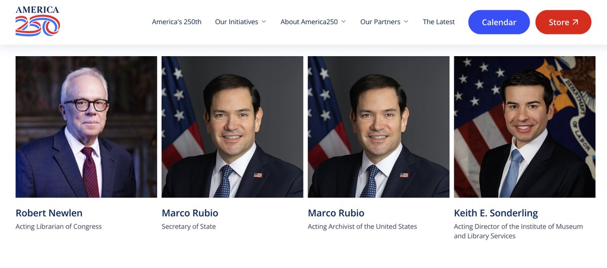 KennyCunningham's tweet photo. marco rubio is so committed to #America250 he's doing it twice https://t.co/I3t98MJBhn