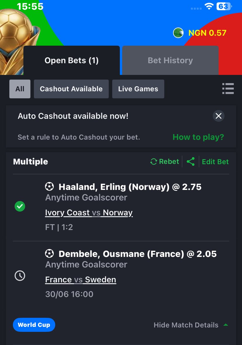 Blacky___02's tweet photo. Please your honest opinion should I cash out? 

I need advice 

Can Dembele bring it home? https://t.co/ZlRC95ctB1