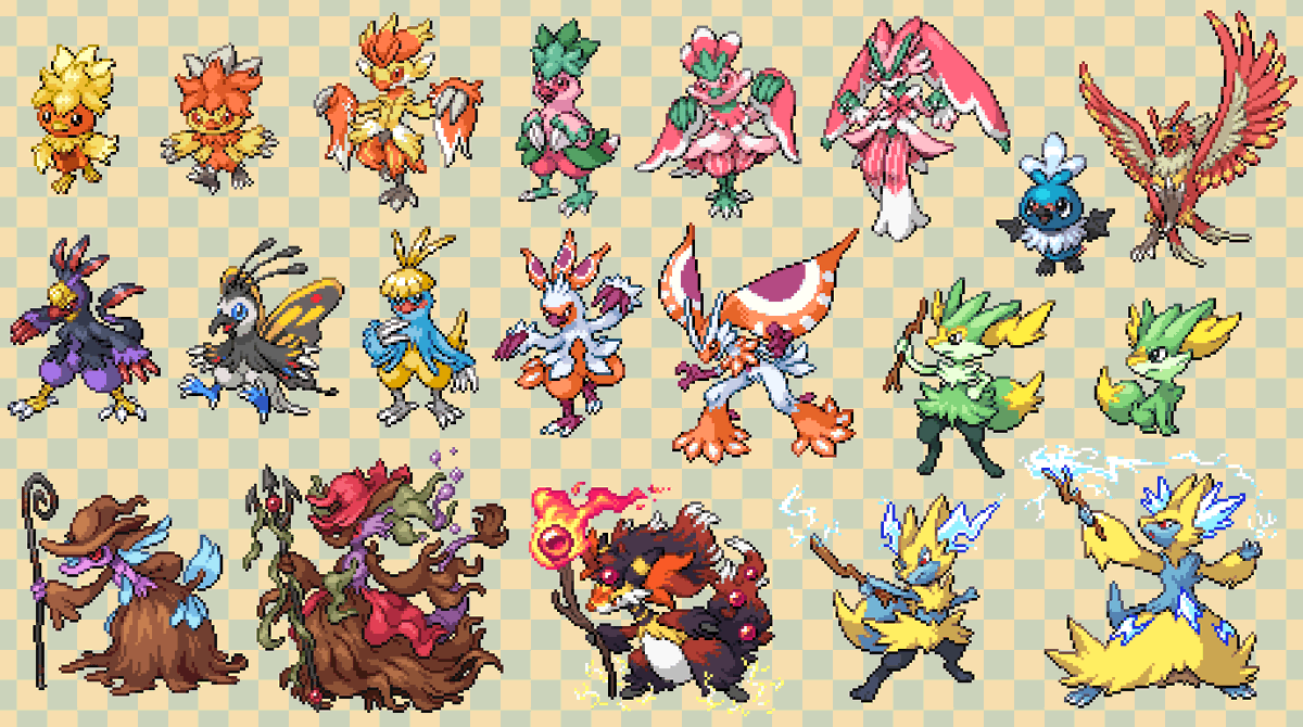 infinite fusion hoenn got me in a spriting mood again so here's some i ...