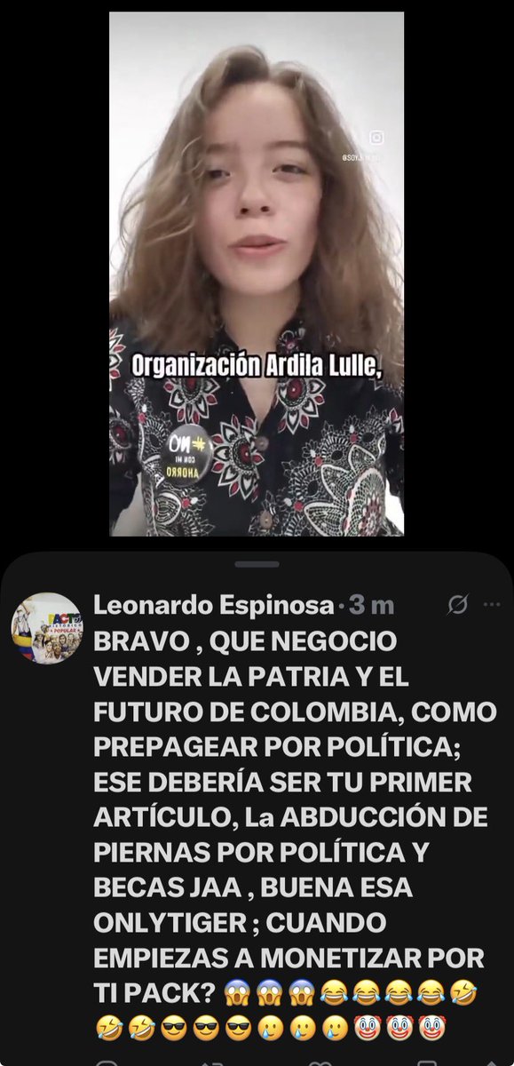 leono52's tweet photo. @LevyRincon LOS VENDE PATRIAS Y NEGOCIANTES DE LA VIDA Y BIENESTAR DE MILLONES DE COLOMBIANOS SOLO POR CONVENIENCIA PERSONAL!!! 
ES  PATETICO VER COMO DEMOSTRAR LO RUIN QUE ES UNA PERSONA CON SU PATRIA, Y EXIBIR CON ORGULLO QUE NO SE TIENE ETICA NI VALOR MORAL!!! https://t.co/3gZ3sw8Ma6