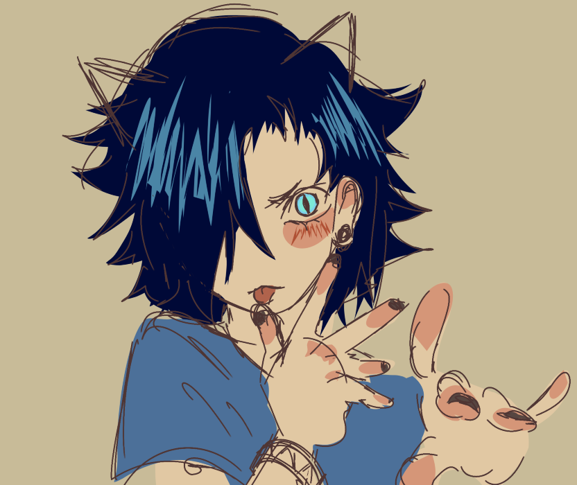 DandyBil's tweet photo. I present my chud son. 
I've been drawing Kali a lot lately.  I wanna do like OC intro thing where i explain more about him, and the rest of the gang. https://t.co/APadzNSoJ2