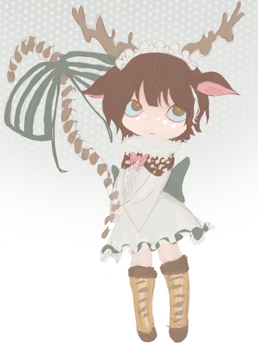 freakanator5000's tweet photo. this is my girlfriend is she was magical,,

her staff is inspired by her scoliosis

no one is as deer as her (haha get it) 🦌☘️ https://t.co/zR5DygOlo4