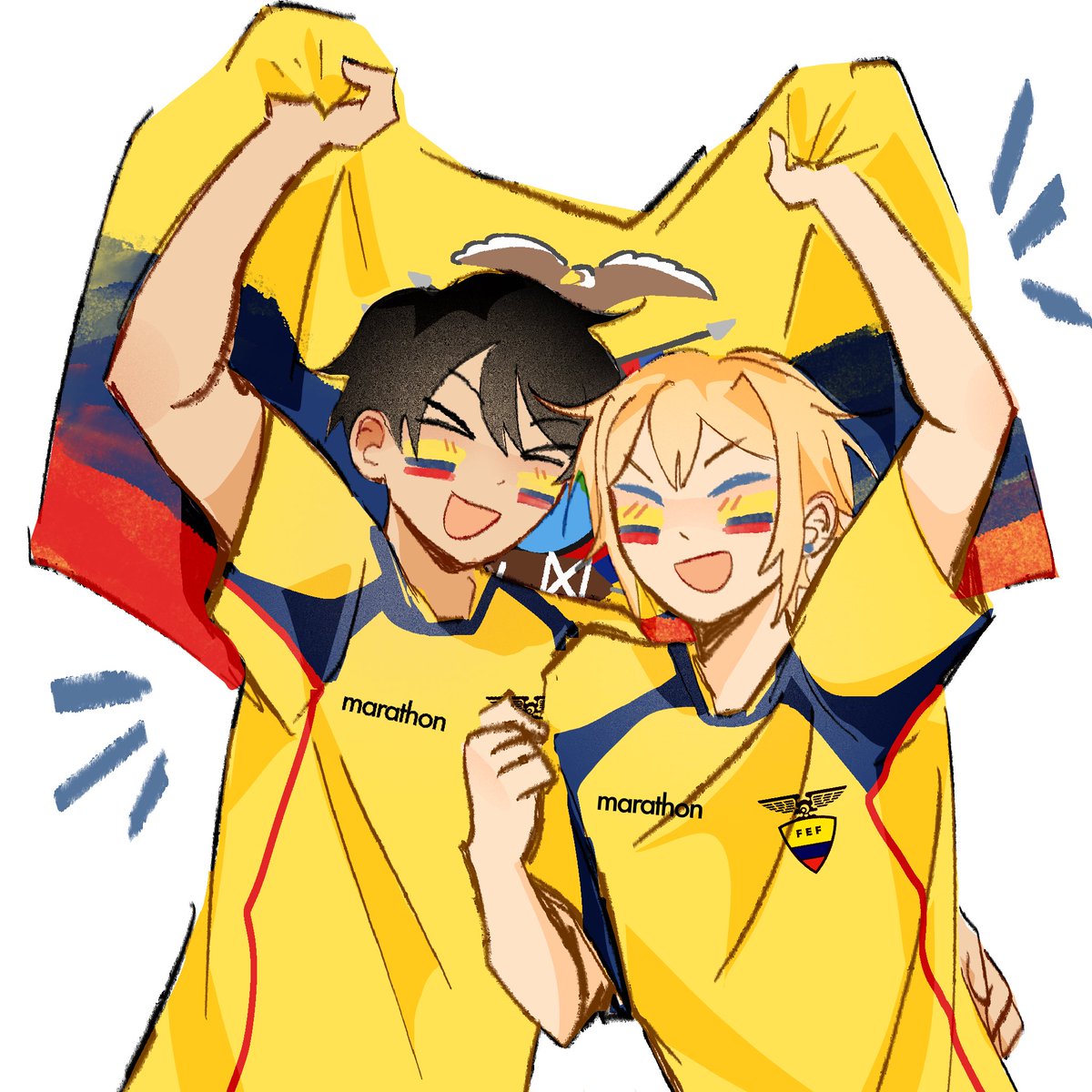 mistea_doodles's tweet photo. VAMOS ECUADOORRRRRR🗣️🗣️🗣️🗣️ https://t.co/mpXG04tNuA
