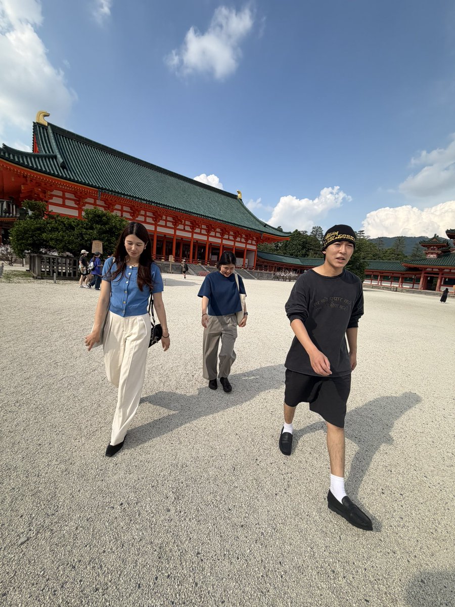 masamitsu3232's tweet photo. 昨日だけど、ファイナリストとイベントの成功を願って平安神宮に願掛けをしてきました！
Post AGIを京都から⛩️
Series T - Post AGI from KYOTO https://t.co/m1OwCLMurW