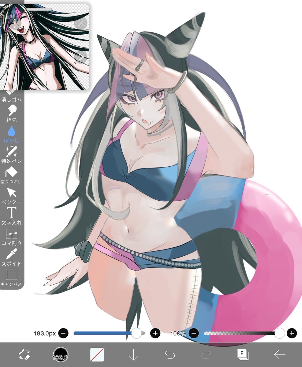 maru_3281's tweet photo. 夏っすね
#ダンガンロンパ #絵描きさんと繋がりたい https://t.co/Wr16tl77XS
