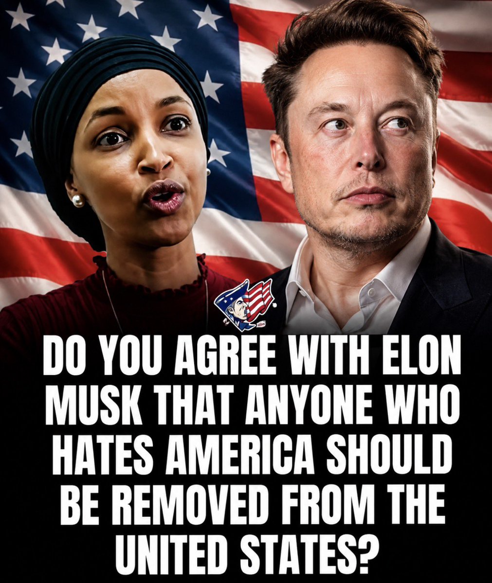 LibertyNut1's tweet photo. Do you agree with Elon Musk that anyone who hates AMERICA should be removed from the United States? 👀🇺🇸 

YES or NO? 👇 https://t.co/3pJT8mbkqp